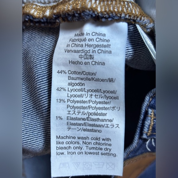 Madewell Cali demi boot jeans medium wash raw hem - Picture 7 of 12